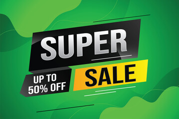 super sale poster banner graphic design icon logo sign symbol social media website coupon

