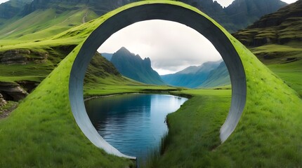 lake in the mountains