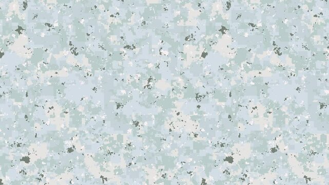 Military pixel flecktarn camouflage illustration seamless pattern winter camo texture banner illustration wallpaper animation