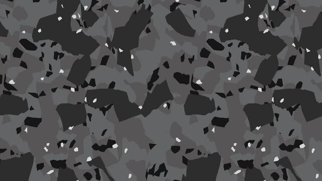 Military pixel flecktarn camouflage illustration seamless pattern urban city camo square texture banner illustration wallpaper animation