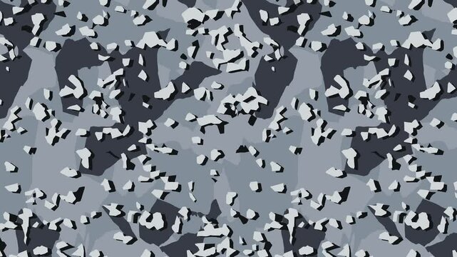Military pixel flecktarn camouflage illustration seamless pattern urban city camo square texture banner illustration wallpaper animation