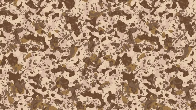 Military pixel flecktarn camouflage illustration seamless pattern arid desert camo square texture banner illustration wallpaper animation