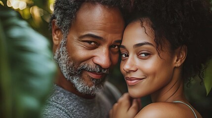 Obraz premium A couple rebuilding their relationship after a major conflict, focusing on forgiveness and growth, illustrating resilience in maintaining strong, healthy connections