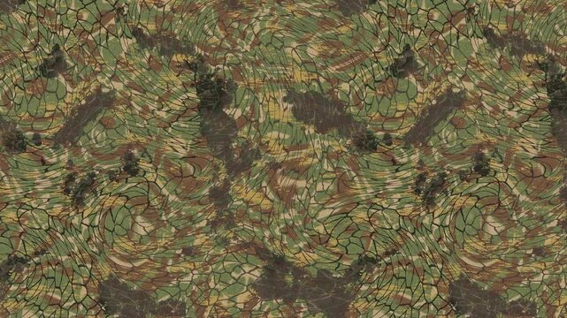 Military pixel flecktarn camouflage green grey woodland camo texture pattern horizontal banner illustration wallpaper