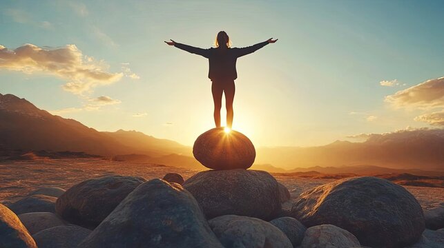 A person rebuilding their confidence after a personal setback, engaging in activities that restore self-esteem and inner strength