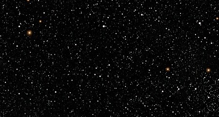 Fototapeta premium a beautiful night sky full of stars. There are three bright stars in the center of the image. The stars are twinkling and shining. The sky is dark and mysterious.