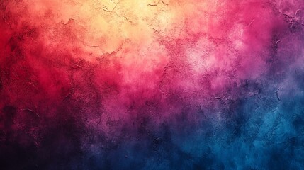 Fototapeta premium Dynamic Blue-Beige and Red-Purple Grainy Background with Noise Texture, Perfect for Creative Grunge Poster Designs - Generative AI.