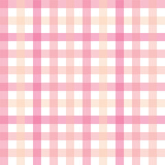 Pastel gingham seamless pattern.Checkered tartan plaid repeat pattern.Geometric vector background wallpaper