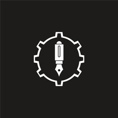 a black background with a white arrow and a picture of a torch and a picture of a torch.
