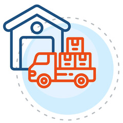 Distribution Center Icon