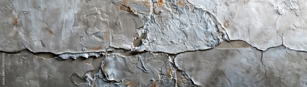 Poster close-up of textured stone surface showcasing natural cracks and patterns, ideal for backgrounds or 
