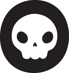 Fototapeta premium skull halloween font o