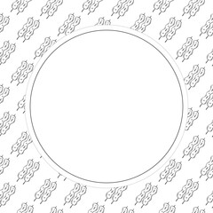 food and beverage frame in doodle style frame background