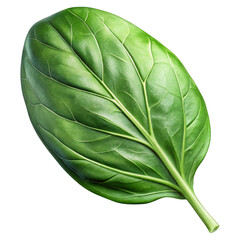 Obraz premium green spinach isolated on white