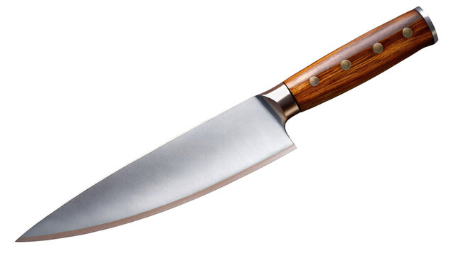 Chef's Knife on a transparent background.