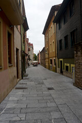 Historical buildings in Gijon, Asturias, Spain