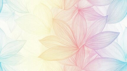 seamless pattern, A soft pastel background featuring delicate floral shapes, perfect for invitations, decorations, and creative designs.