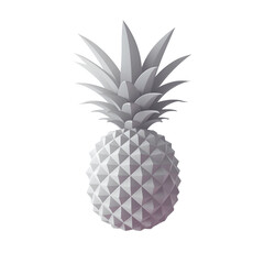 Obraz premium pineapple isolated on white