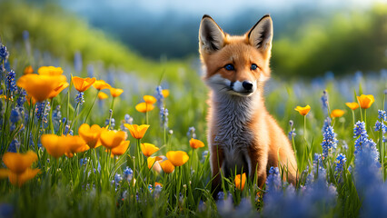red fox vulpes