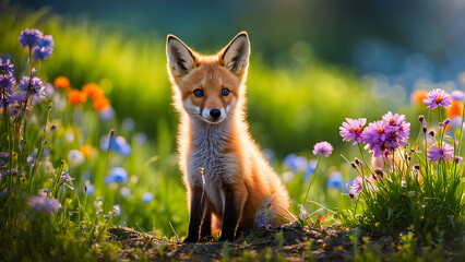 red fox vulpes