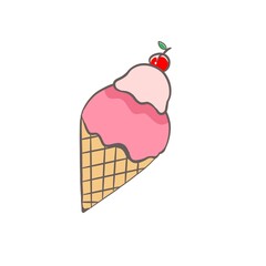 strawberry ice cream