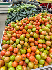 vegetables at the market 