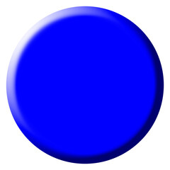 blue glossy sphere