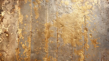 Luxurious Gold Abstraction, a striking oil painting featuring intricate chinoiserie patterns with animal prints of horses and elephants, set against a minimalist backdrop.