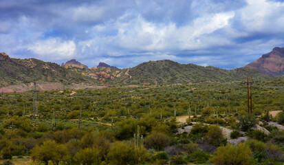 Superstition Mountains Foothills Arizona