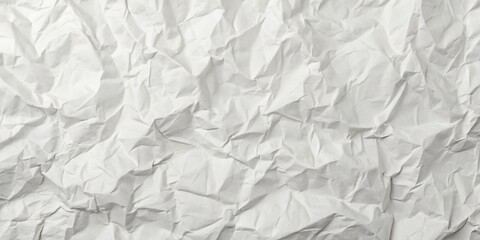 Crisp white paper with subtle texture, gentle folding marks, and soft creases, perfect for overlaying designs, adding depth, and creating a natural, organic feel.