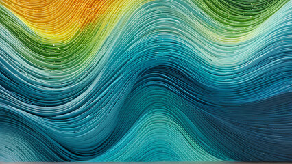 Fototapeta premium Background that exudes artistic elegance, filled with swirling patterns, harmonious color palettes