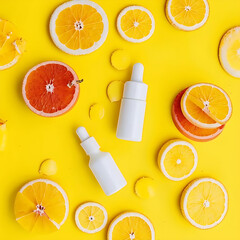 Vitamin c skin care, citrus ampoules 
