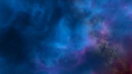 Night sky - Universe filled with stars, nebula and galaxy