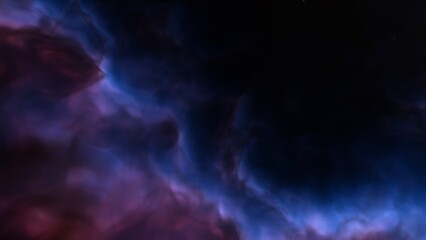 Night sky - Universe filled with stars, nebula and galaxy