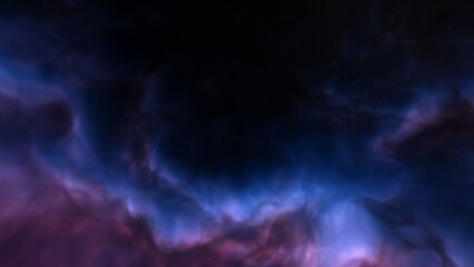 Night sky - Universe filled with stars, nebula and galaxy