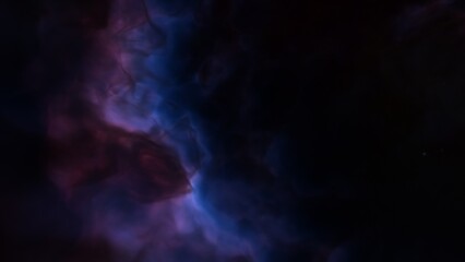 Night sky - Universe filled with stars, nebula and galaxy