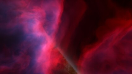 Night sky - Universe filled with stars, nebula and galaxy