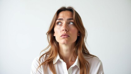 Obraz premium anxious woman