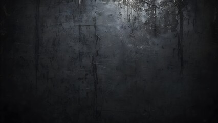 Obraz premium Aged black grunge background with smooth light and empty section. Rough concrete texture with a vintage feel.
