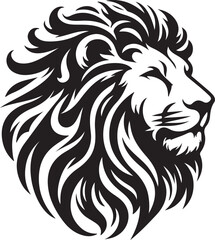 Lion head logo icon, lion face vector Illustration, on a isolated background