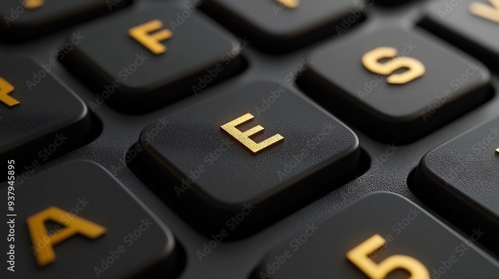 Poster DeFi Decentralized Finance  blockchainbased form of finance that does not rely on central financial intermediaries technology concept button on keyboard : Generative AI