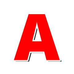 3d letter a