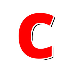 3d Letter C