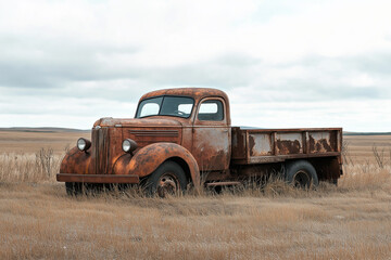 Obraz premium old abandoned truck