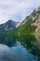 Fototapeta premium View of Lake Königssee in Bavaria, Germany.