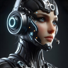 Intricate Humanoid Robot with Single Eye Focus