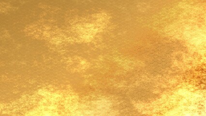 金色の和柄模様・背景	