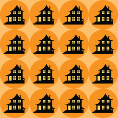 Haunted house pattern 5