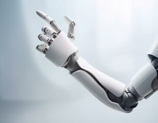 白 人型ロボット　手２