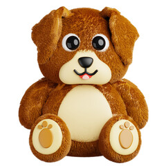 3D Character Dog Animal Doll